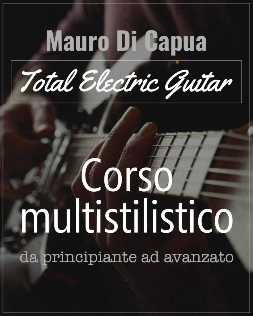 copertina corso total electric guitar